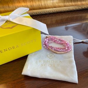 LIKE NEW-KENDRA SCOTT SUPAK BRACELET SET LILAC MOP